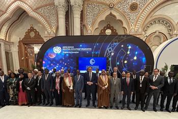 صورة عائلية في المؤتمر الوزاري الحادي عشر للبلدان الأقل نموا، الذي استضافته الرياض، المملكة العربية السعودية (تشرين الثاني/نوفمبر 2025)