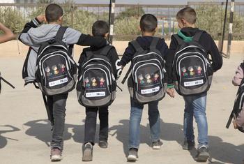 巴勒斯坦被占领土上超过一百万儿童重返校园。