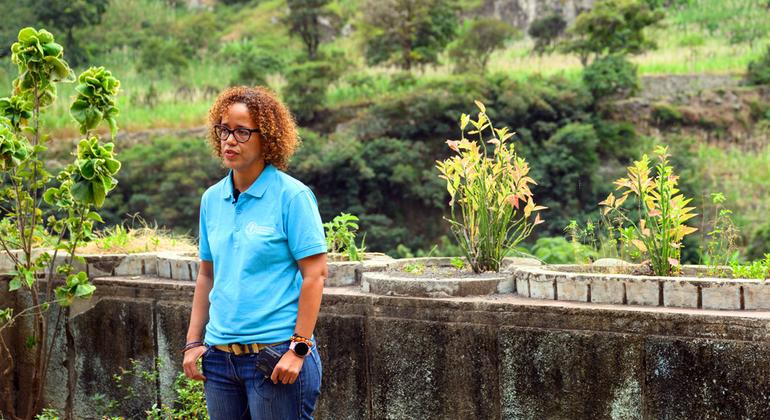 Assistant Representative of the Food and Agriculture Organization (FAO), Katya Neves, helps bolster sustainable development on Santo Antão, Cape Verde.