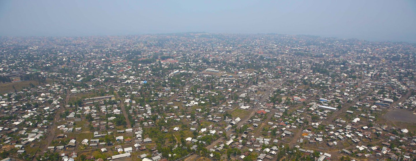 Goma, la capitale de la province du Nord-Kivu, dans l'Est de la République démocratique du Congo.