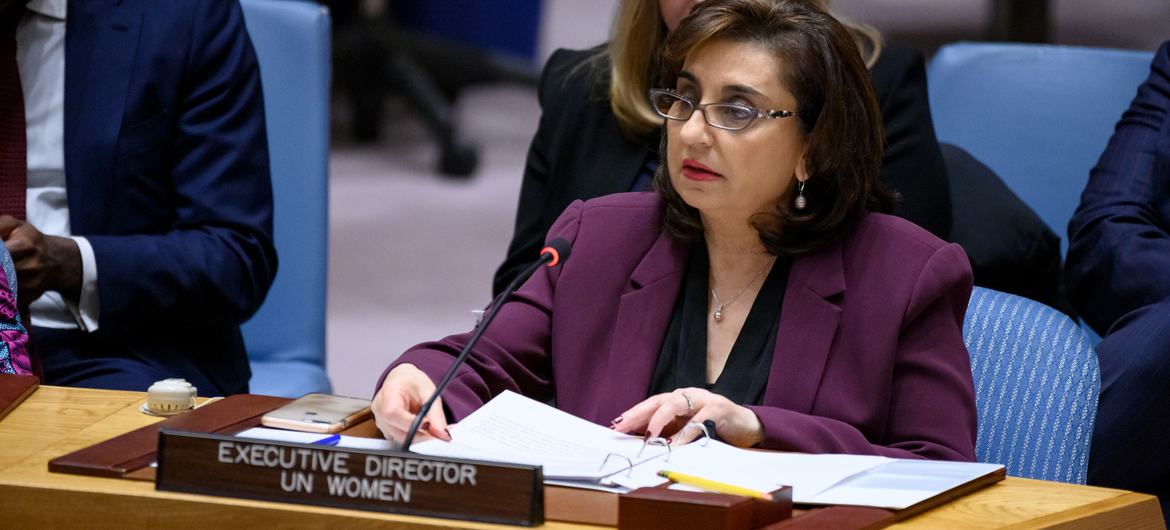 BM Kadın Birimi İcra Direktörü Sima Sami Bahous, Güvenlik Konseyi toplantısına Somali'deki durum hakkında bilgi verdi.
