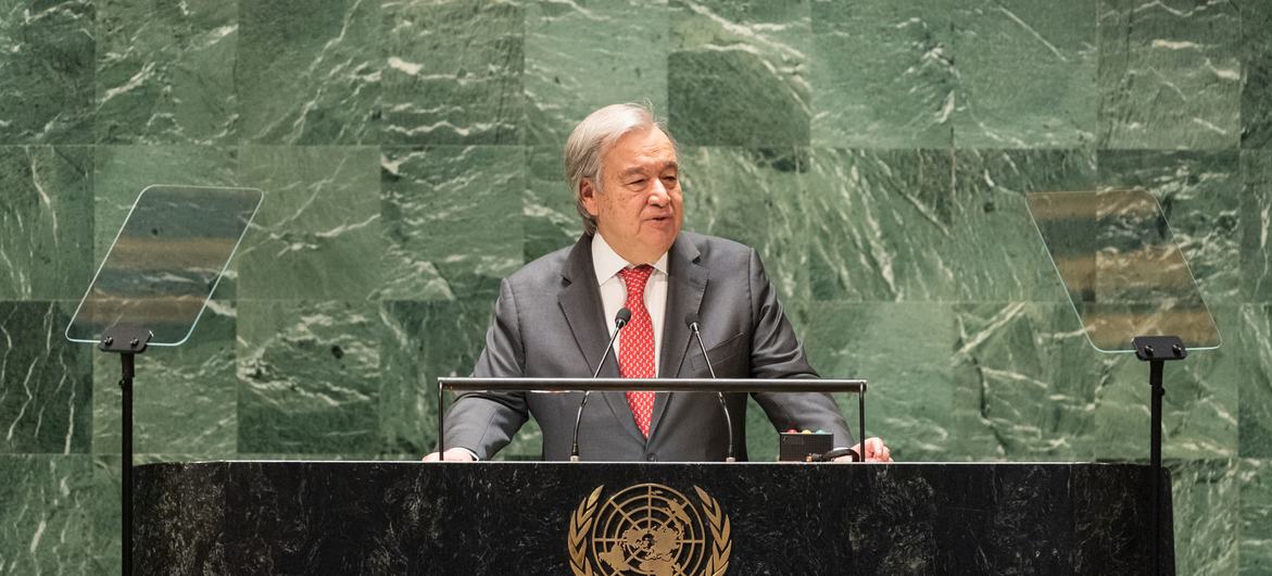 اقوام متحدہ کے سیکرٹری جنرل انتونیو گوتیرش نے چار اہم شعبہ جات میں عملی اقدامات تجویز کیے۔