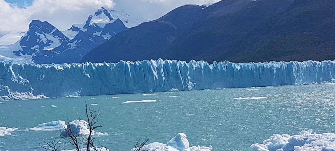 Los Glaciares National Park in Santa Cruz Province in Argentina.