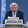 من الأرشيف: المنسق الخاص للأمم المتحدة لعملية السلام في الشرق الأوسط، تور وينسلاند، يطلع مجلس الأمن على الوضع في الشرق الأوسط، بما في ذلك القضية الفلسطينية، عبر تقنية الفيديو.