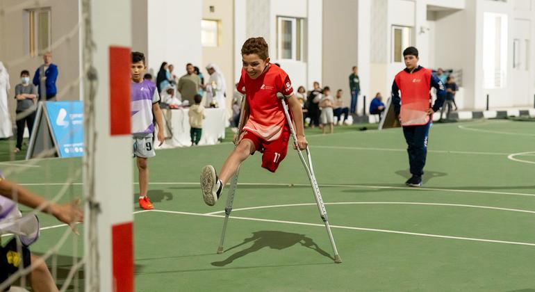 مؤسسة الجيل المبهر لديها شراكة مع الأمم المتحدة منذ عام 202 وهي جزء من مبادرة "كرة القدم في خدمة أهداف التنمية المستدامة". مؤسسة الجيل المبهر لديها شراكة مع الأمم المتحدة منذ عام 202 وهي جزء من مبادرة "كرة القدم في خدمة أهداف التنمية المستدامة".