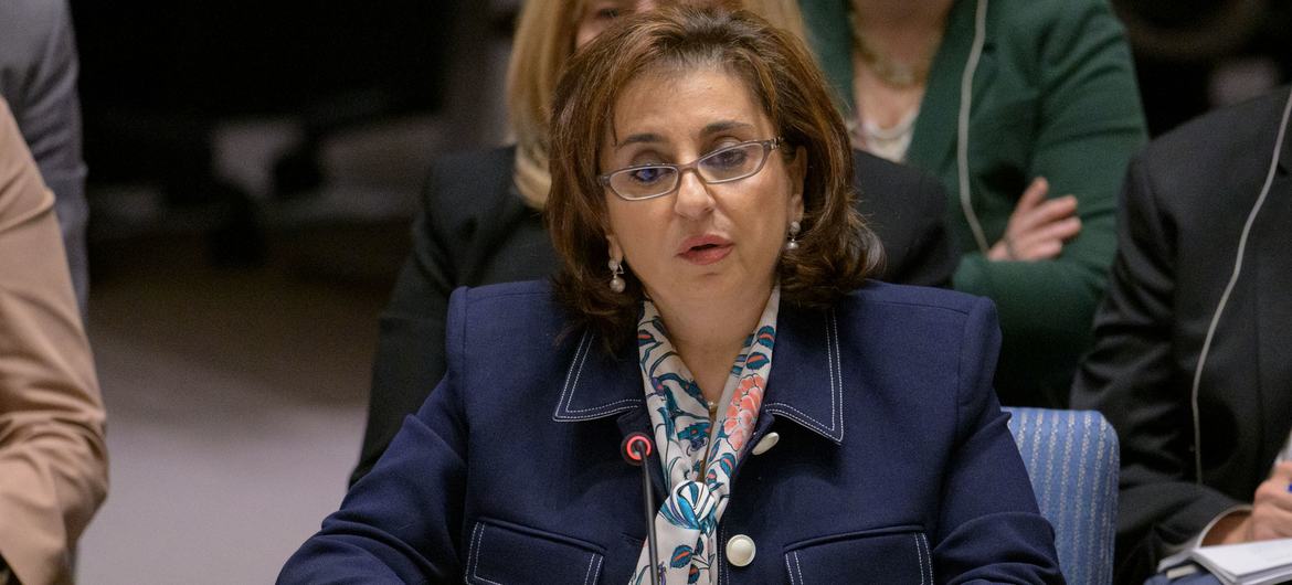 A subsecretária-geral e diretora executiva da ONU Mulheres, Sima Bahous