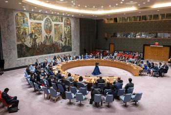 Заседение Совета Безопасности ООН. 