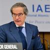 Rafael Mariano Grossi, Director General del OIEA, pronuncia su discurso antes de la reunión de la Junta de Gobernadores celebrada en la sede del Organismo en Viena.