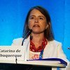 A primeira relatora especial da ONU para o Direito à Água e ao Saneamento, Catarina de Albuquerque