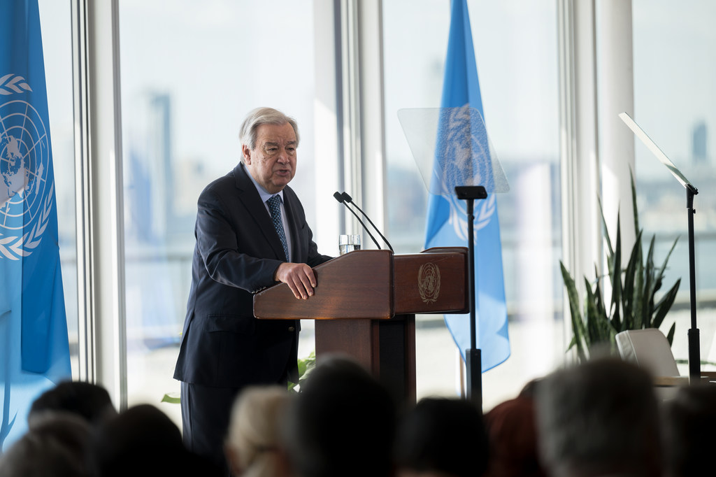 Katibu Mkuu António Guterres akitoa hotuba maalum kuhusu Hatua kwa Hali ya Hewa "Wakati wa Fursa: Kuongeza Chaji kwa Enzi Mpya ya Nishati".