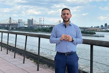 أحمد فتحي، مؤسس منظمة واي إل إي (YLE) المصرية التي تنشط في العمل المناخي.