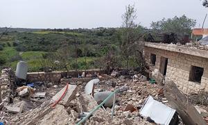 Tayr Harfa village in southern Lebanon was affected by the hostilities across the Blue Line (file).