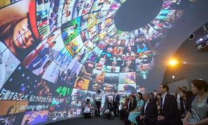  Secretary-General Antonio Guterres (third, right) attends the UN Pavilion EXPO 2025 in Japan.