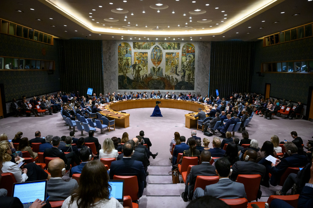 من الأرشيف: اجتماع مجلس الأمن الدولي بشأن الحفاظ على السلام والأمن في أوكرانيا.