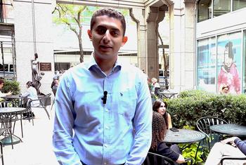 الدكتور سامح كامل الرئيس الدولي لمجموعة الأمم المتحدة الرئيسية للأطفال والشباب.