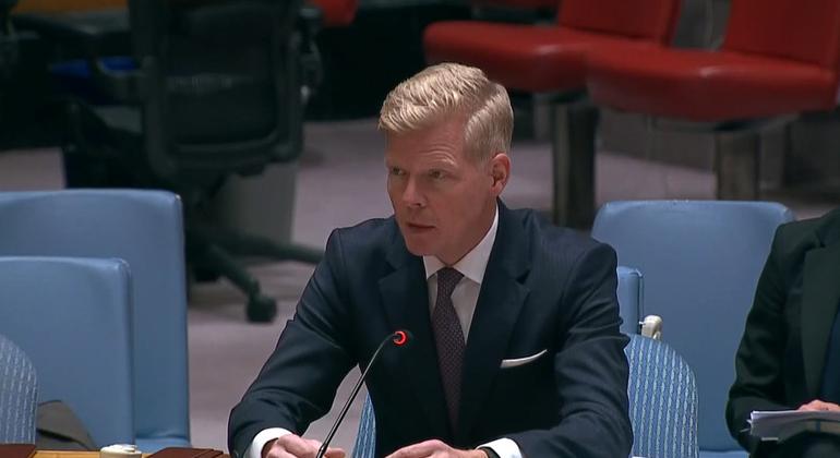 المبعوث الأممي الخاص لليمن هانز غروندبرغ يتحدث أمام مجلس الأمن التابع للأمم المتحدة