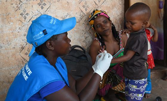 Un jeune garçon testé positif au paludisme dans l'est du Cameroun. (Archive)