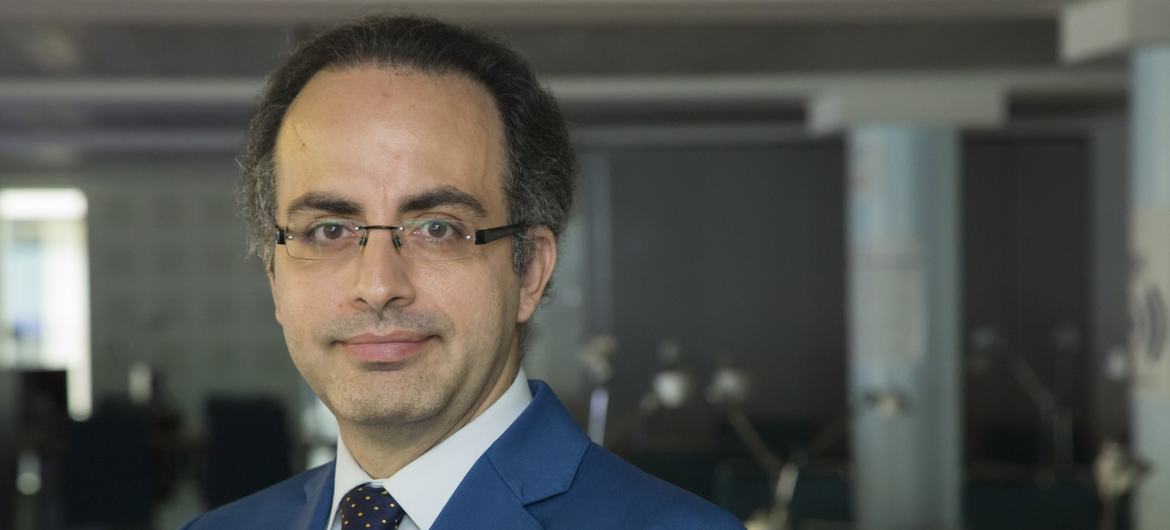 O porta-voz e chefe da Unidade de Assuntos Públicos, Tribunal Penal Internacional, Fadi El Abdallah