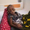  A ten-month-old boy is treated for severe malnutrition at a hospital in Puntland, Somalia.