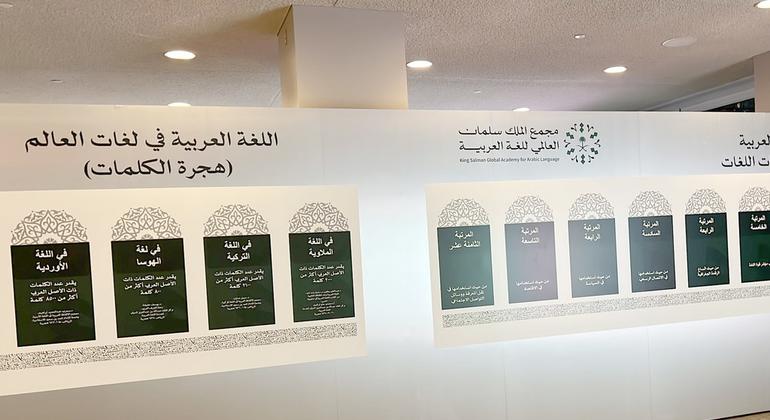 معرض اليوم العالمي للغة العربية في الأمم المتحدة.