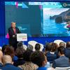 سیکرٹری جنرل انتونیو گوتریش کابو ویڈ میں ’سمندری ریس‘ کانفرنس کے افتتاحی اجلاس سے خطاب کر رہے ہیں۔