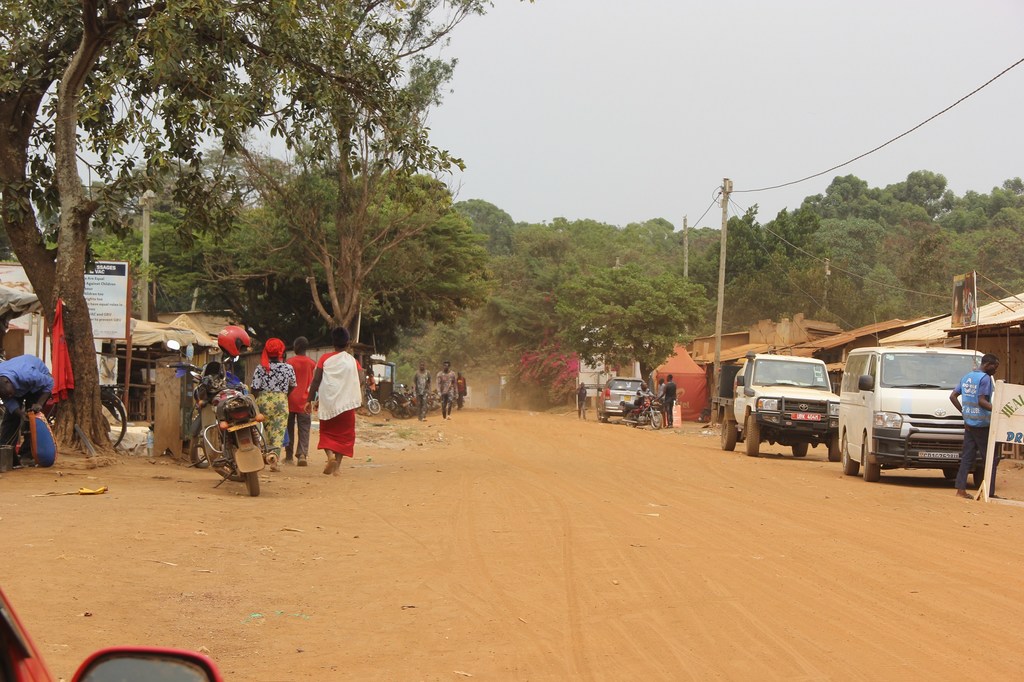 Kambi ya wakimbizi ya Kyangwale nchini Uganda.