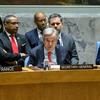 联合国秘书长古特雷斯在安理会就乌克兰局势举行的公开辩论中发言。