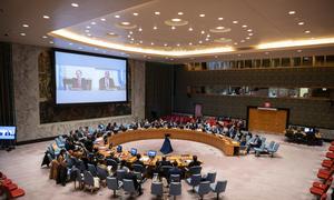 The Security Council meets on the situation in Syria.