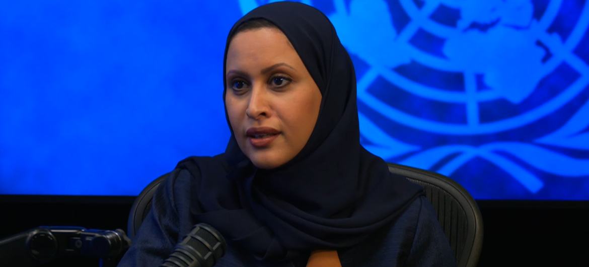 الدكتورة ميمونة بنت خليل آل خليل، الأمينة العامة لمجلس شؤون الأسرة في المملكة العربية السعودية تتحدث لأخبار الأمم المتحدة على هامش فعاليات الدورة التاسعة والستين للجنة وضع المرأة.