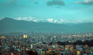 Kathmandu, capital of Nepal.