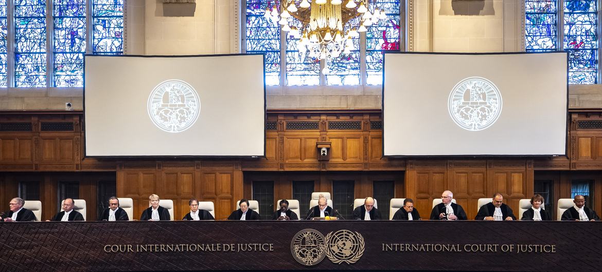 Magistrados de la Corte Internacional de Justicia (foto de archivo).