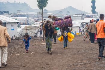 Displaced families in the Bulengo camp on the outskirts of Goma face a dire and uncertain future as M23 authorities instruct them to dismantle their makeshift shelters. 