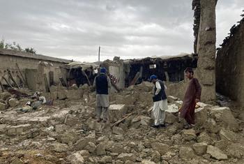 Athari za tetemeko la ardhi Afghanistan (Kutoka maktaba)