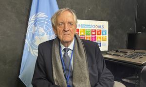 Nicholas Haysom,  Special Representative of the United Nations Secretary-General and Head of the United Nations Mission in South Sudan (UNMISS), gave an interview to UN News at UN Headquarters in New York, after he briefed the Security Council meeting on…