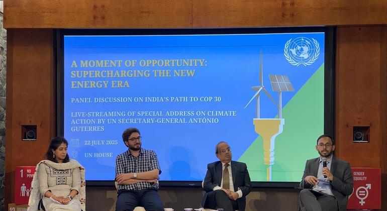 In a panel discussion in India, youth empowerment and public awareness were emphasized for changing clean energy. In a panel discussion in India, youth empowerment and public awareness were emphasized for changing clean energy.