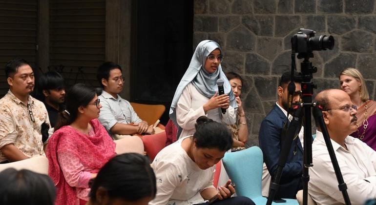 Youths have raised difficult questions about climate change and discussed their role in the future. Youths have raised difficult questions about climate change and discussed their role in the future.