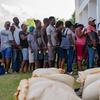 WFP is assisting residents of Bas-Artibonite, Haiti, with food, including rice and peas purchased from local producers.
