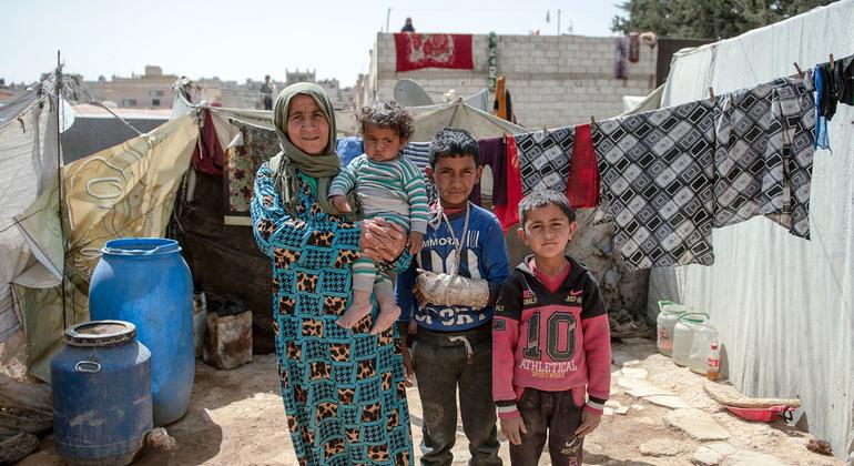 Programa de transferência monetária do Unicef apoia famílias na zona rural de Damasco, na Síria.