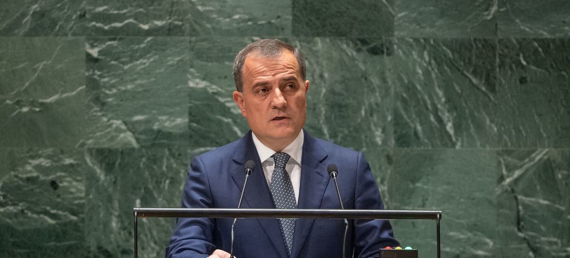Министр иностранных дел Азербайджана на трибуне Генассамблеи ООН.   