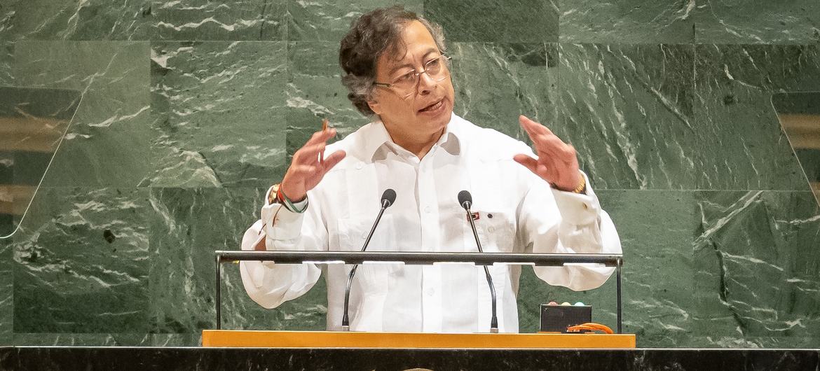 Gustavo Petro Urrego, President of Colombia, addresses the general debate of the General Assembly’s 80th session.