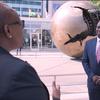 Dkt. Ntuli Kapologwe, Mkurugenzi Mkuu wa ECSA-HC, akizungumza na mwandishi wa habari katika UMOJA WA MATAIFA jijini New York wakati wa Wiki ya Ngazi ya Juu.