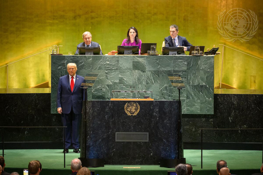 El presidente de los Estados Unidos de América se dirige al 80.º período de sesiones de la Asamblea General.
