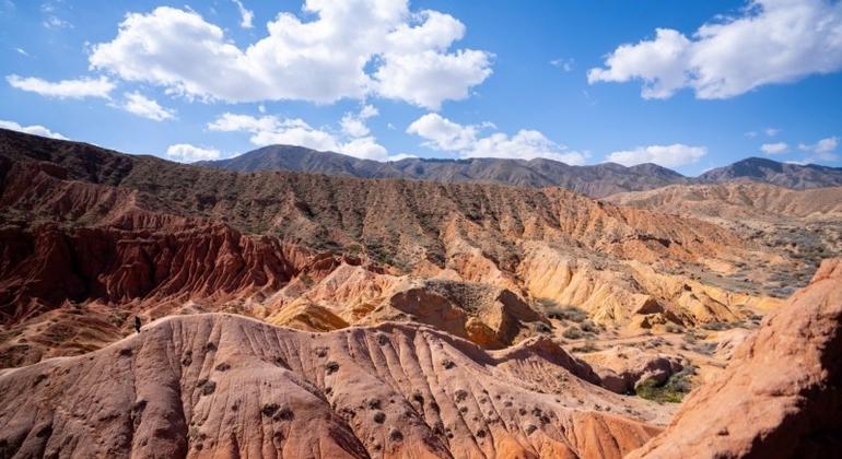 Горная система Тянь-Шань.