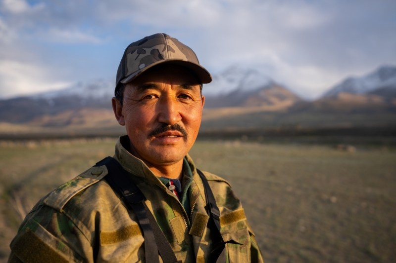 Герой выставки Баатырбек Акматов.