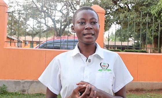 Coletha Magreth binti mkimbizi kutoka DRC ambaye anaishi katika makazi ya Wakimbizi Hoima nchini Uganda.