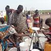 南苏丹上尼罗州的境内流离失所者。