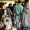 Migrantes centroamericanos en México.