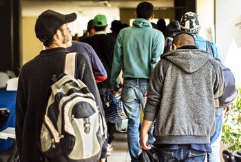 Migrantes centroamericanos en México.