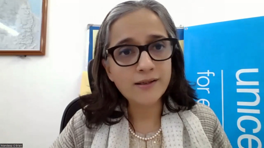 مانديب أوبراين، ممثل UNICEF في السودان، يتحدث خلال مقابلة مع أخبار الأمم المتحدة.