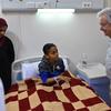 During his Ramadan solidarity visit to Egypt, António Guterres visits El-Arish General Hospital to meet Palestinians from Gaza receiving care.